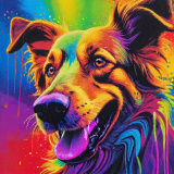 dog-on-a-lsd-trip-painting-colorful