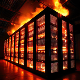 burning-server-rack